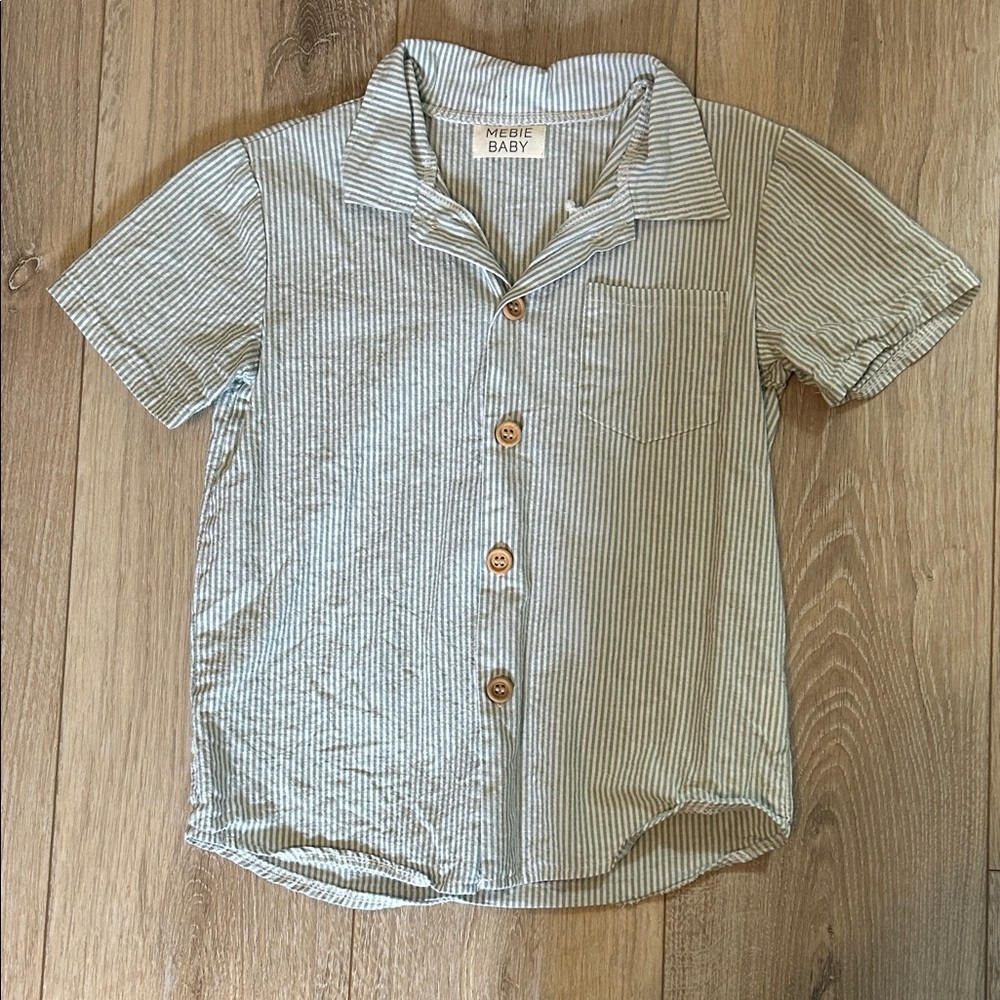 Mebie Baby button up t-shirt